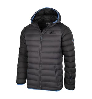 Daunenjacke Snaefell - Anthrazit und Blau