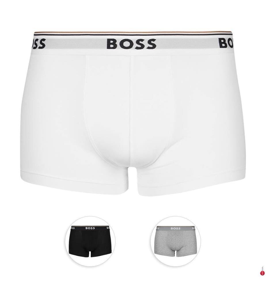 3er-Pack Boxershorts Trunk - 3 Farbtöne