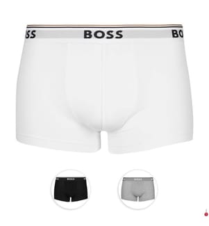 3er-Pack Boxershorts Trunk - 3 Farbtöne