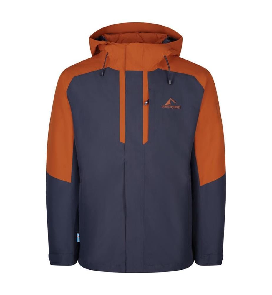 3In1 Jacke Skogafoss - Umber Und Dark Navy