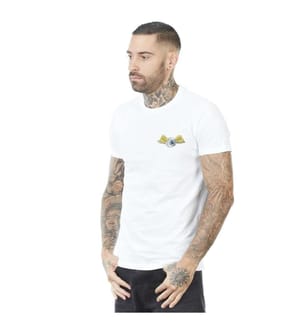 Eye Rundhalsausschnitt T-Shirt - Weiss