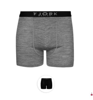 2er-Pack Strahlorn Boxershorts für Herren - Schwarz und Grau