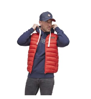 Ärmellose Daunenjacke Win - Rot