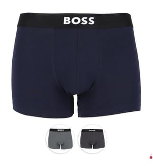 Set di 3 slip a bauletto - Blu scuro