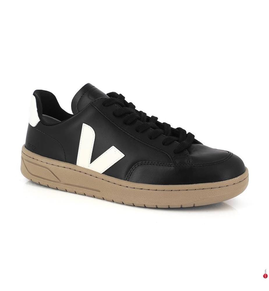 V-12 Leder Turnschuhe - Schwarz Dune