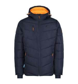 Wasserabweisende Isolierte Jacke - Dunkelmarine & Orange