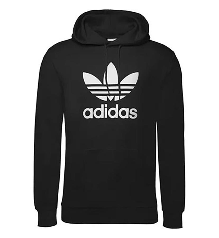 Trefoil Adicolor Classics Hoodie für Herren - Schwarz und Weiss