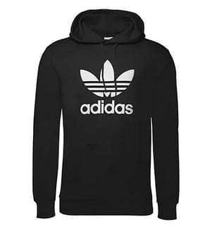 Trefoil Adicolor Classics Hoodie für Herren - Schwarz und Weiss