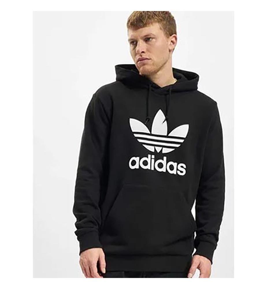 Trefoil Adicolor Classics Hoodie für Herren - Schwarz und Weiss