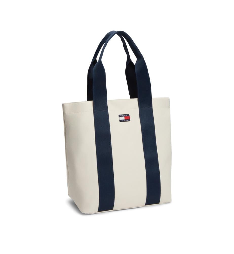 Tote Bag en Toile - Blanc et Marine