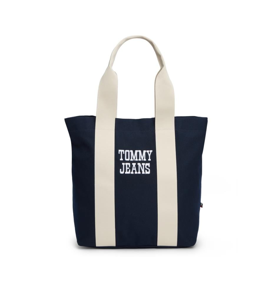 Tote Bag en Toile - Marine et Blanc