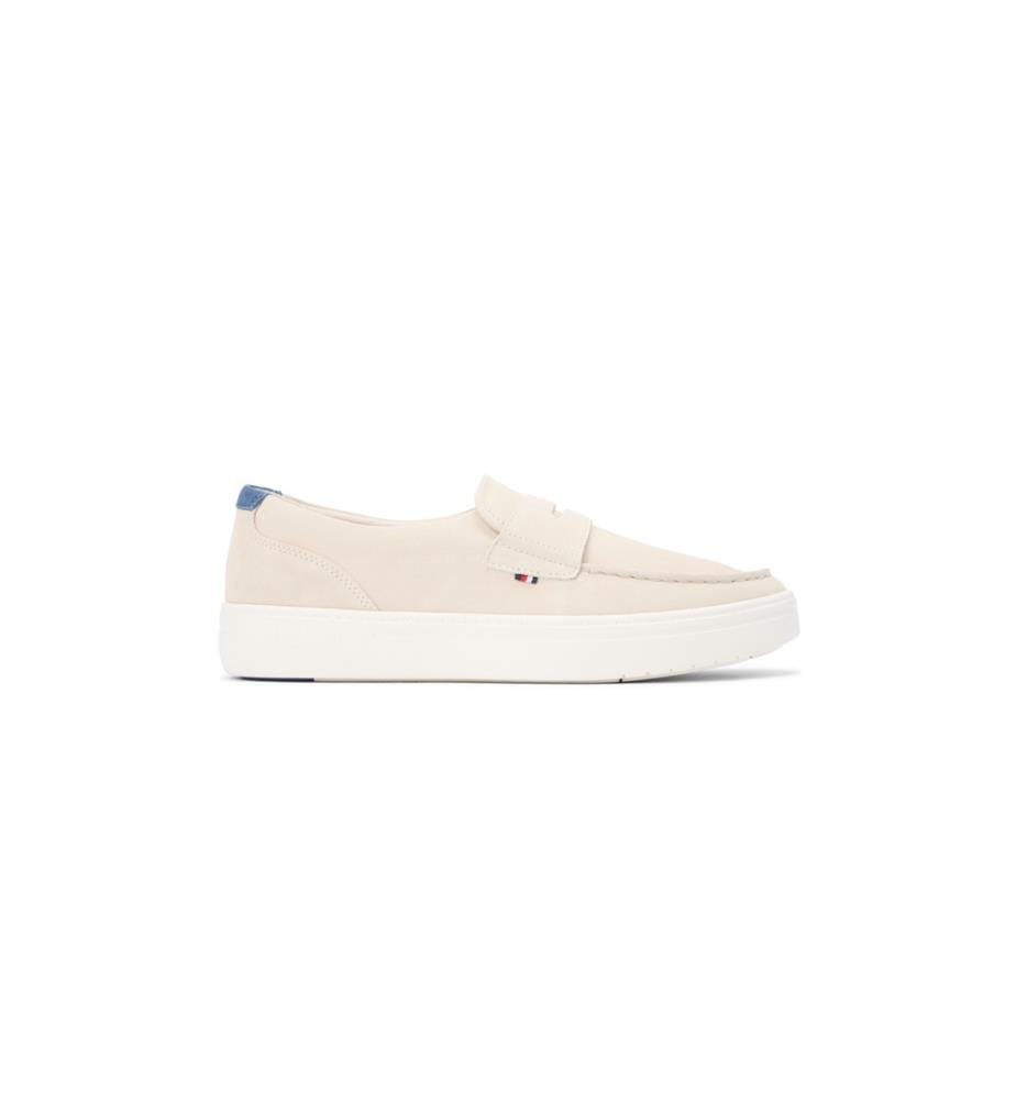Lightweight Suede Hybrid Loafers - Light Beige