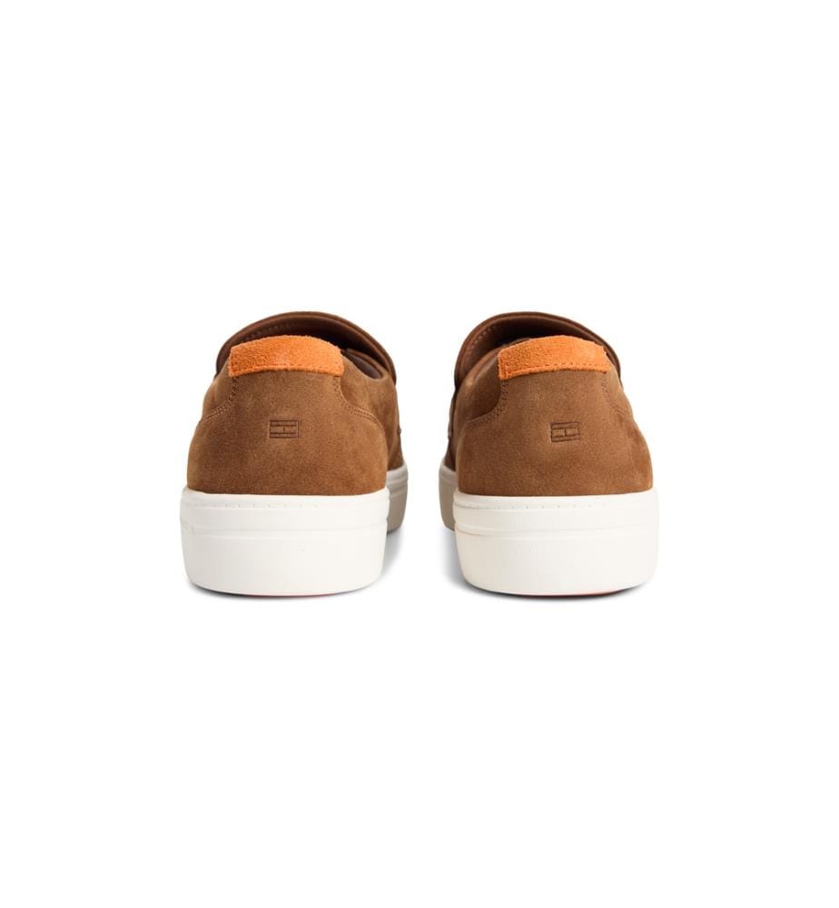 Lightweight Suede Hybrid Loafers - Brown