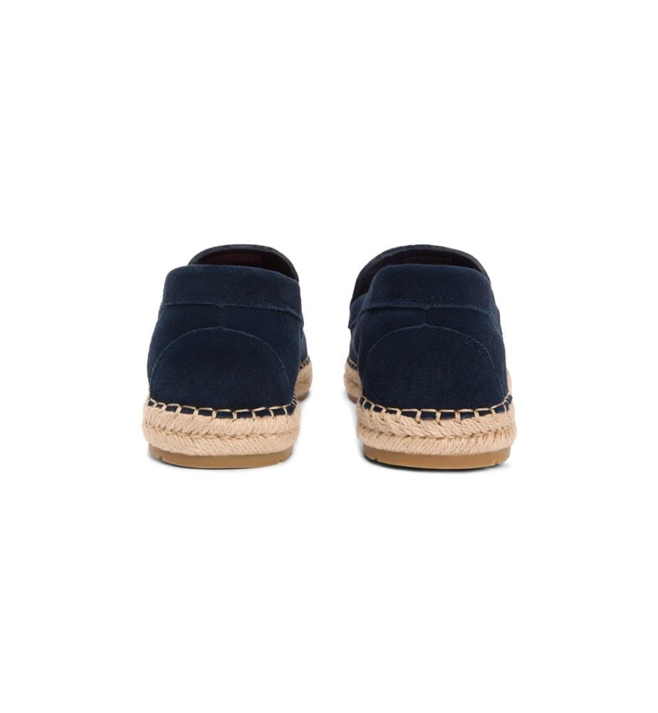 Flexible Hilfiger Espadrilles aus Leder - Schwarz
