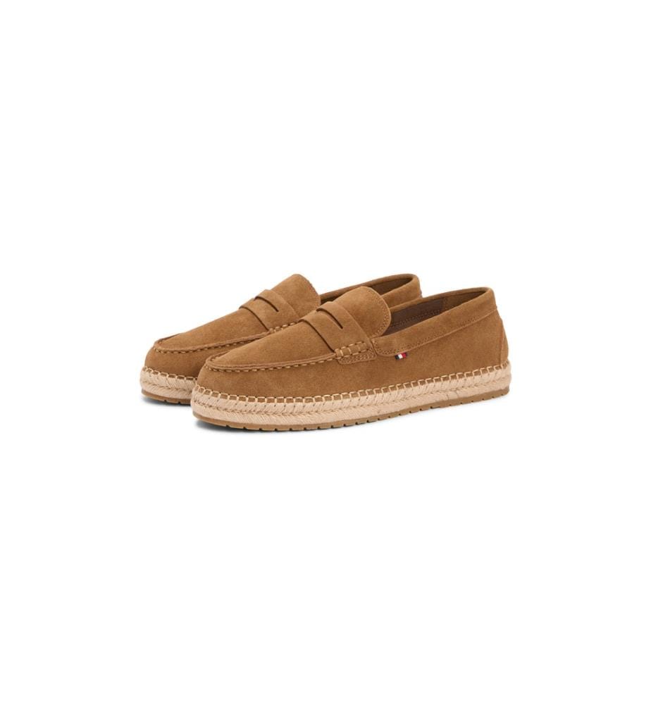 Flexible Hilfiger Espadrilles aus Leder - Braun