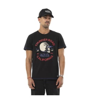 T-Shirt – Schwarz / Blau / Rot
