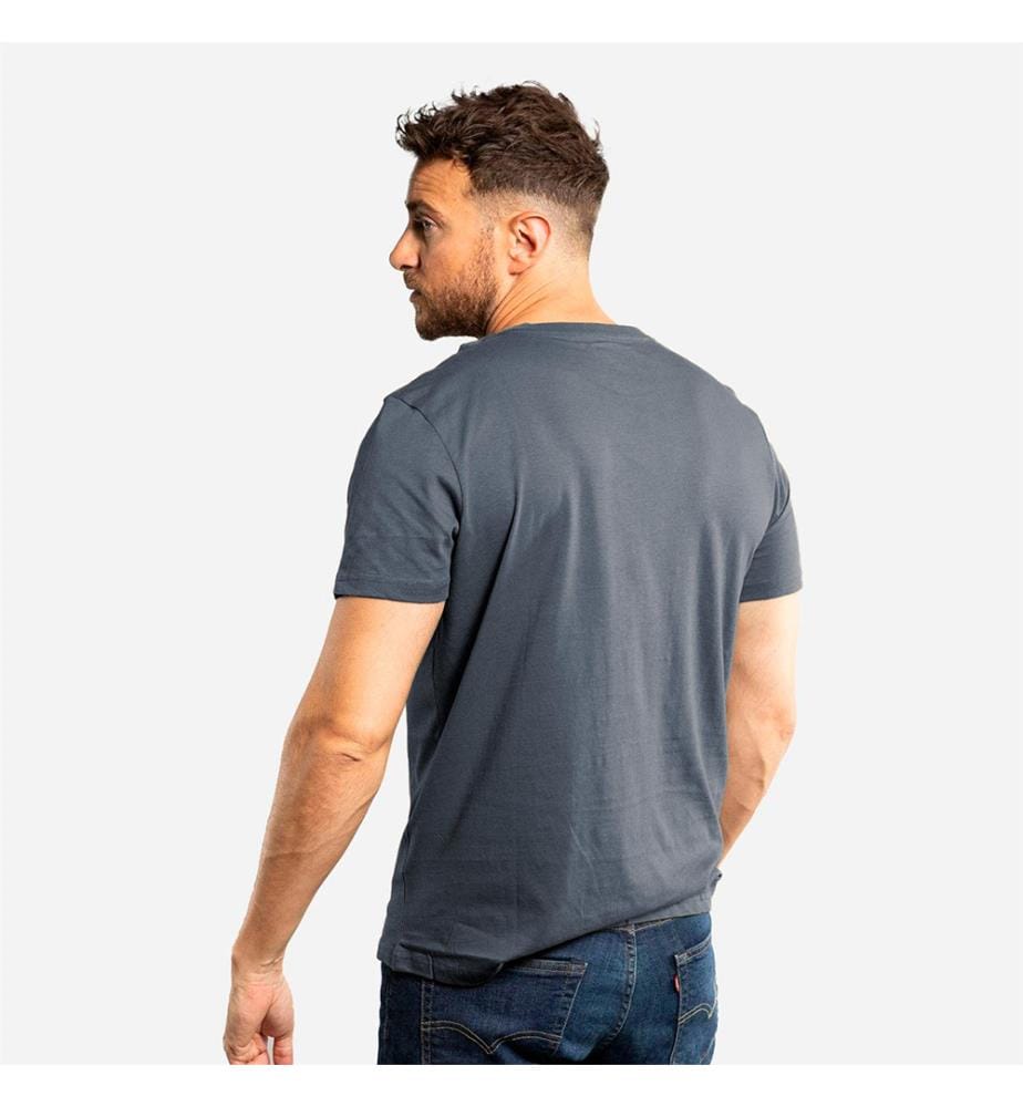 T-Shirt - Dunkelgrau und Weiss