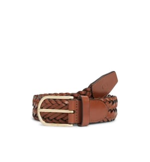 Archive Casual Gürtel aus geflochtenem Leder - Braun