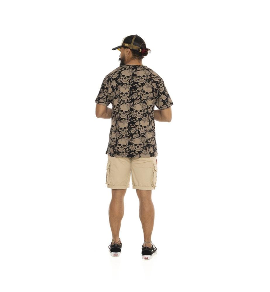 T-Shirt - Schwarz, Weiss und Beige