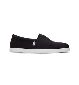 Alpargata Forward Recycled Cotton Canvas Espadrilles - Schwarz