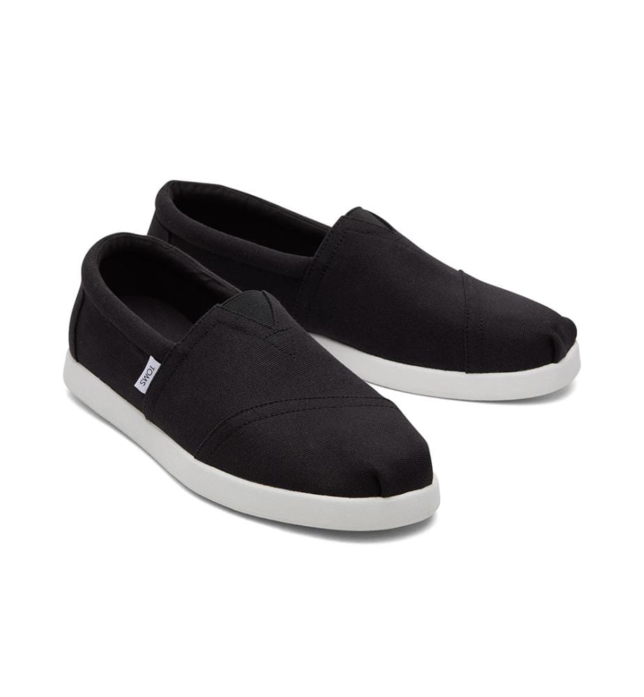 Alpargata Forward Recycled Cotton Canvas Espadrilles - Schwarz