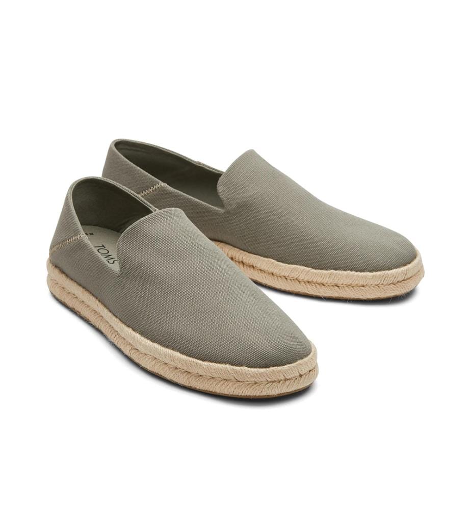 Santiago Espadrilles aus recycelter Baumwolle - Khaki