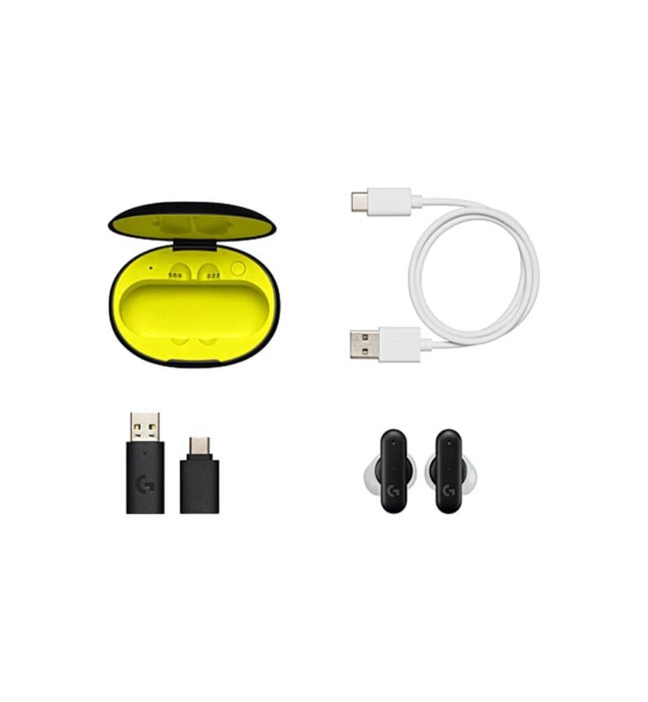 True Wireless Fits Gaming-Ohrhörer - Schwarz und Weiss