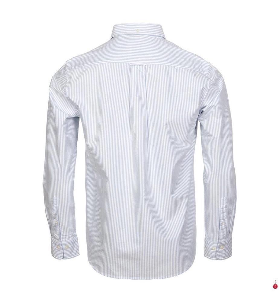 Oxford Classic Fit Streifenhemd - Hellblau
