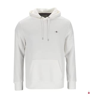 Hoodieshirt Shield - Weiss