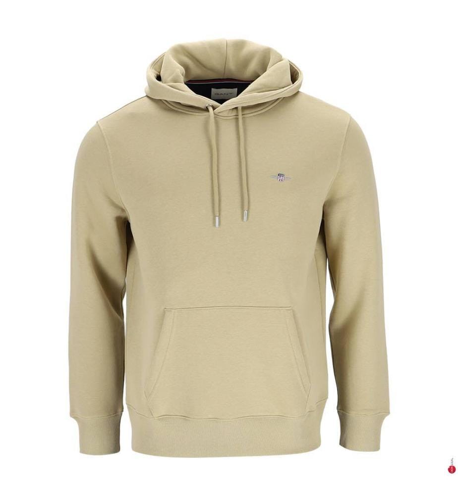 Hoodieshirt Shield - Beige