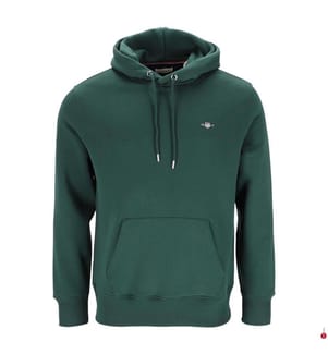 Hoodieshirt Shield - Grün