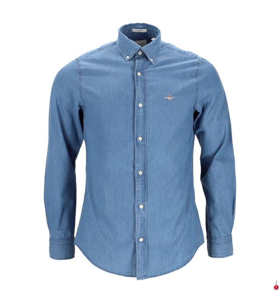 Hemd Slim - Blau