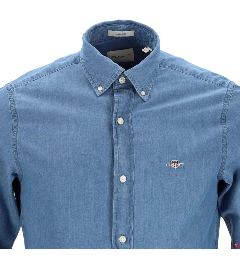 Hemd Slim - Blau
