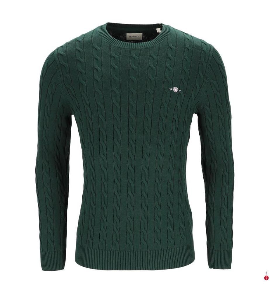 Pull Torsadé - Vert