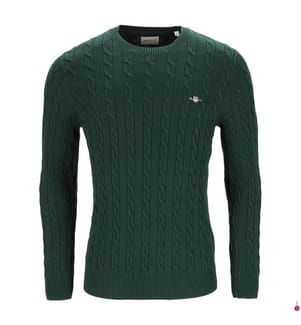 Pull Torsadé - Vert