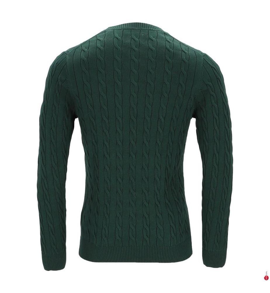 Pull Torsadé - Vert