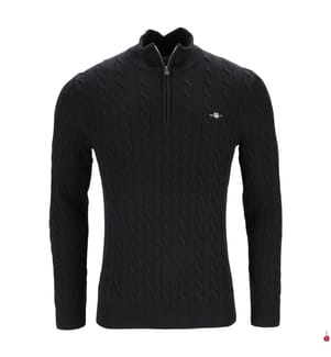 Twisted Pullover - Schwarz