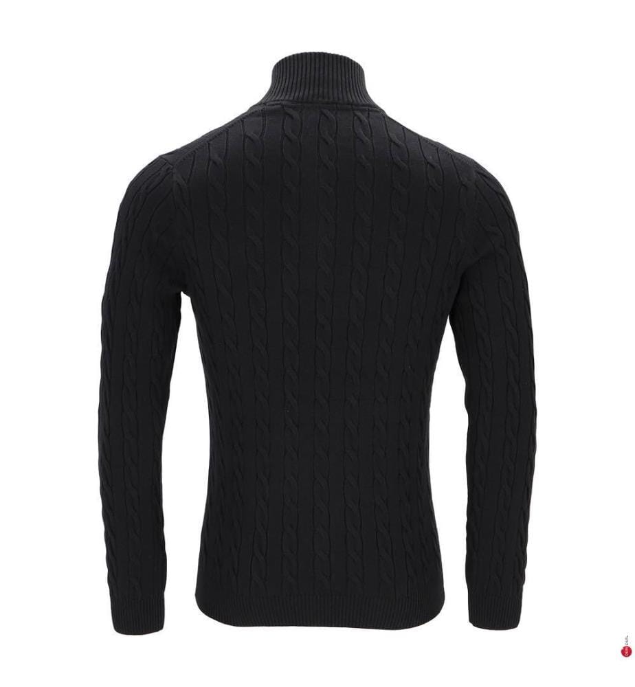 Twisted Pullover - Schwarz