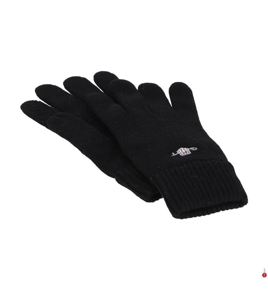Handschuhe aus Wolle - Schwarz