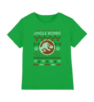 T-Shirt Universal/Jurassic World Christmas Jumper Jingle Roars - Grün
