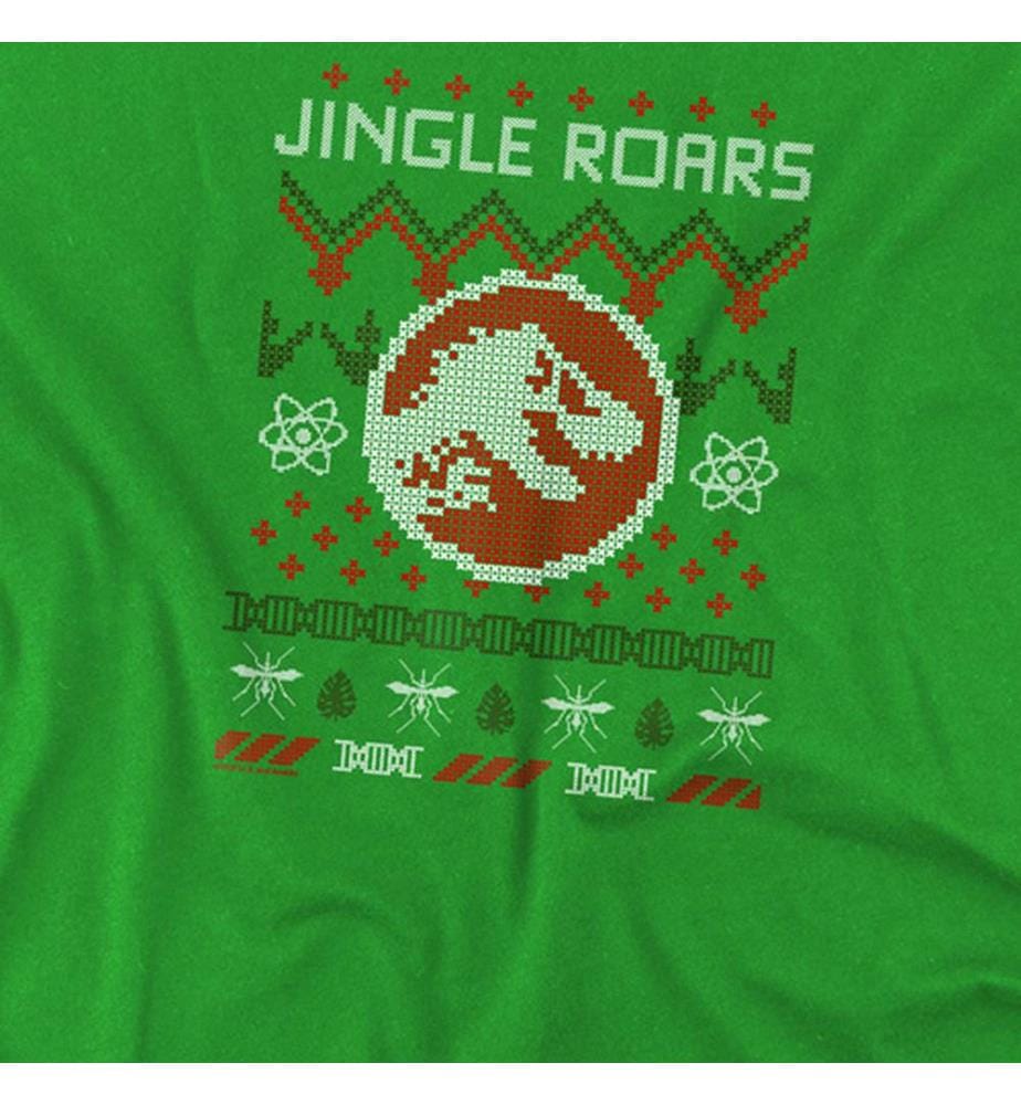 Universal/Jurassic World Christmas Jumper Jingle Roars T-Shirt - Green