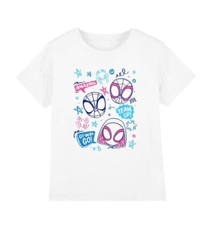T-Shirt Spidey & seine erstaunlichen Freunde Doodle - Weiss