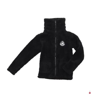Sherpa Coral Gasana Fleece-Jacke - Schwarz