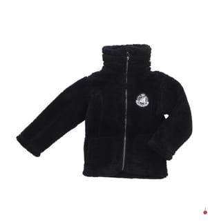 Coral Sherpa Fleecejacke - Schwarz