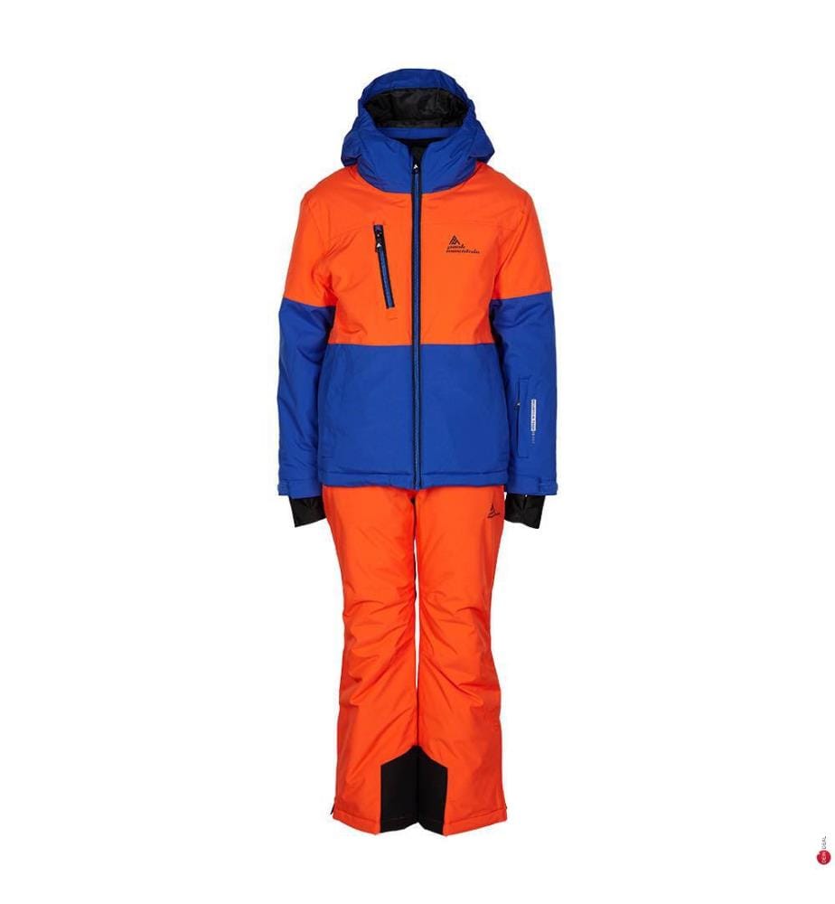 Skiset für Jungen – Blau und Orange