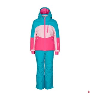 Mädchen Skihose + wasserdichte und fleecegefütterte Jacke - 3 Farben