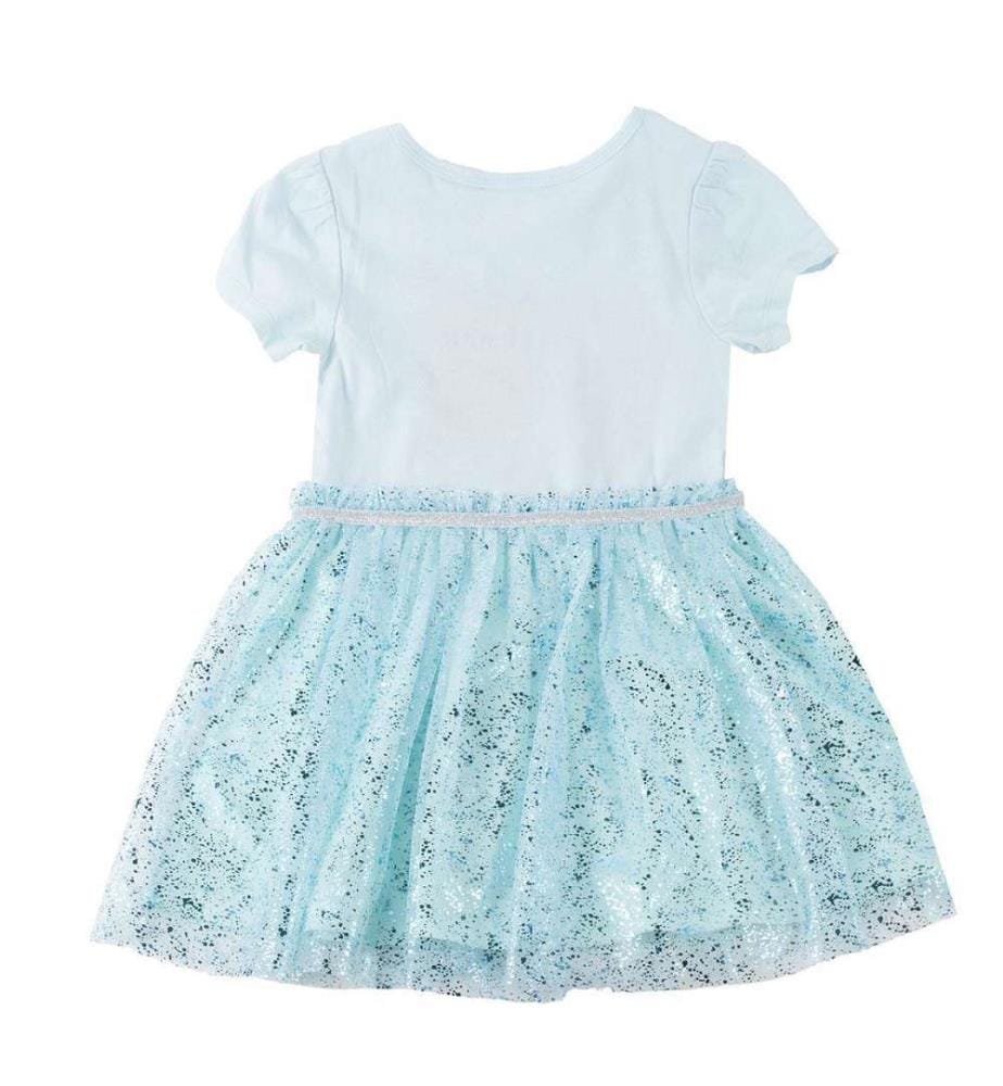 Jersey-Kleid „Fantasie Stitch“ - Hellblau
