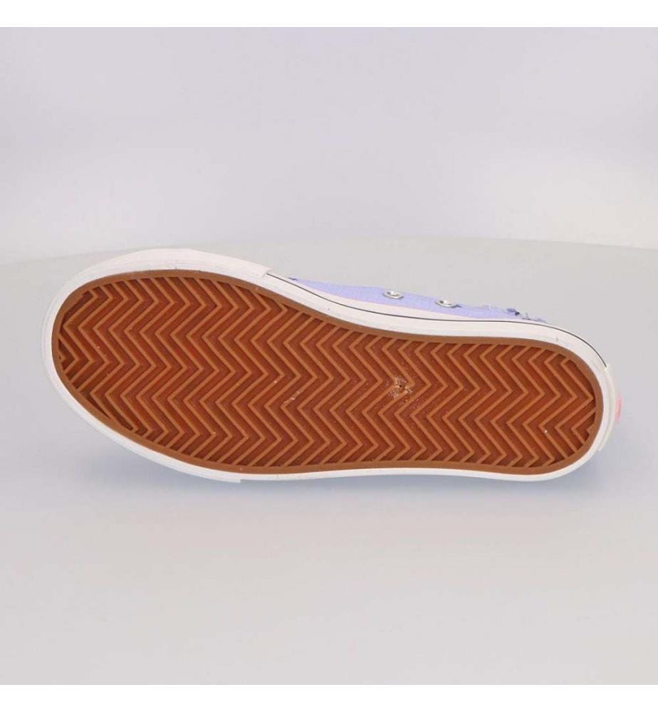 Hohe, vulkanisierte Sneaker „Stitch“ - Blau