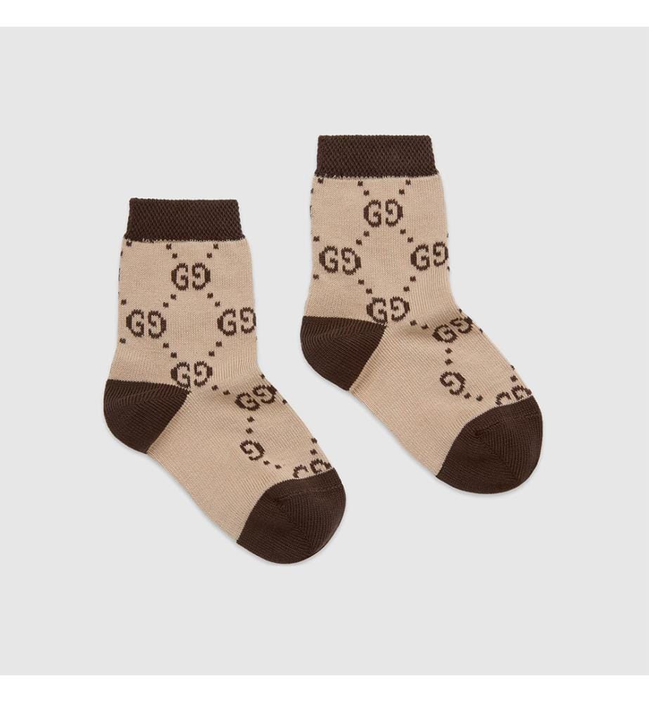Calzini GG Baby - Marrone