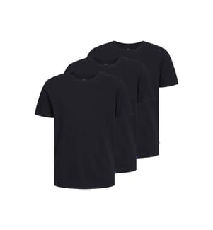 3er-Set T-Shirts - Schwarz